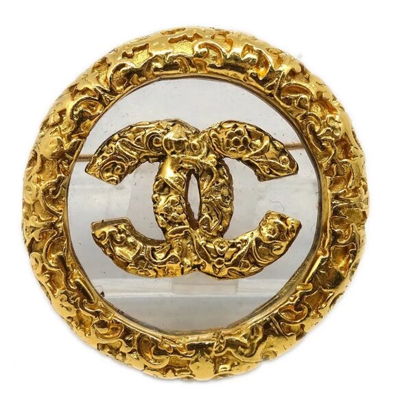 Chanel Gold Brooch Pin 93A 191785 - Picture 1 of 4